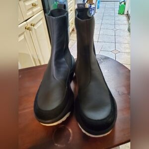 The North Face Women’s Halseigh Knit Boots Black and White  Boots 11 NWT